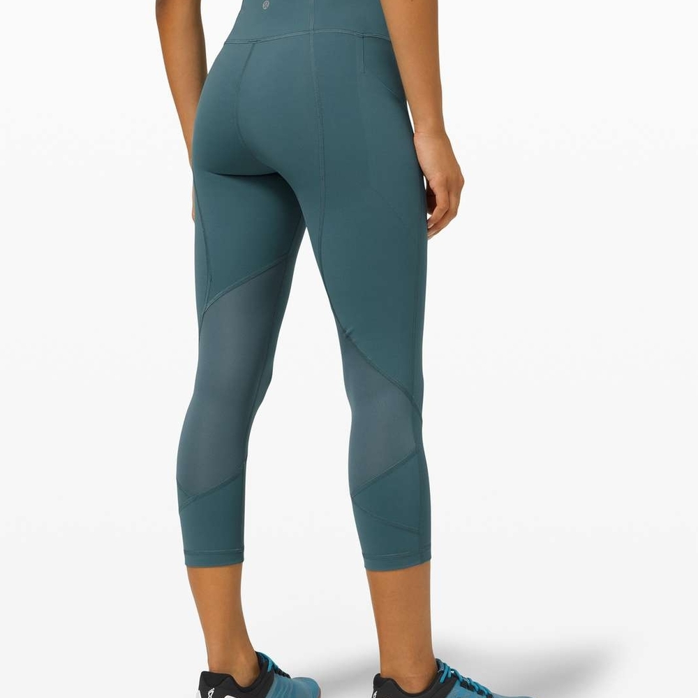 Lululemon Pace Rival Desert Teal High Waisted Leggings Size 4